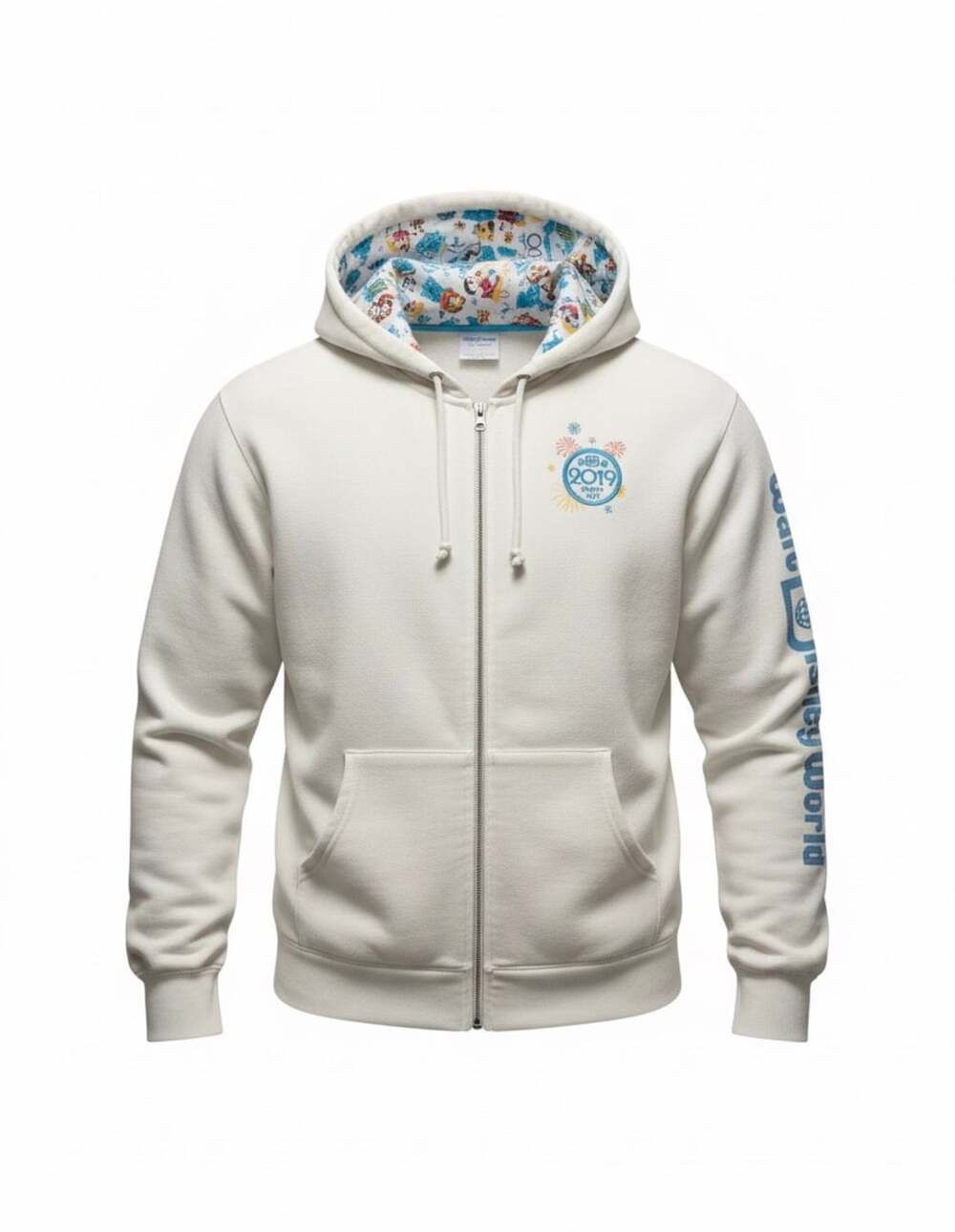 Disney Parks Walt Disney World 2019 Full Zip Hoodie Size 2X